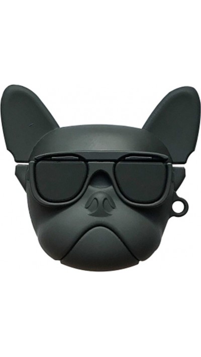 AirPods Pro Case Hülle - Bulldoggen-Sonnenbrille - Schwarz