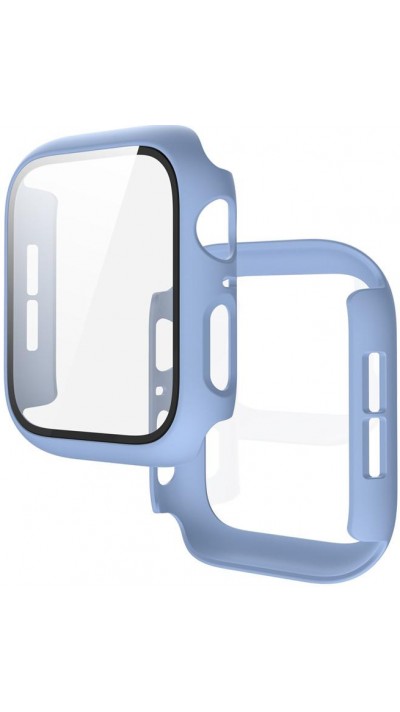 Apple Watch 41 mm Case Hülle - Full Protect mit Schutzglas - Hellblau