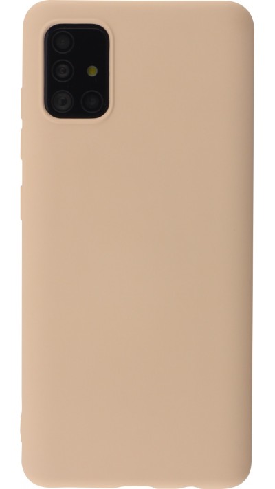 Hülle Samsung Galaxy A51 - Soft Touch blass- Rosa