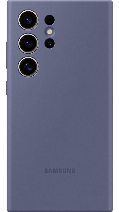 Galaxy S24 Ultra Case Hülle - Samsung offizielle Silikon Soft-Touch - Violett