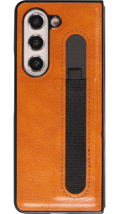 Galaxy Z Fold5 Case Hülle - Elegant und minimalistisch - Braun
