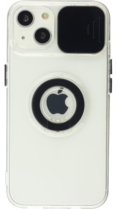 Coque iPhone 14 Plus - Caméra clapet avec anneau - Noir