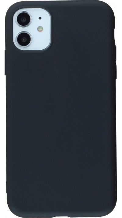 Coque iPhone 14 Pro Max - Silicone Mat - Noir