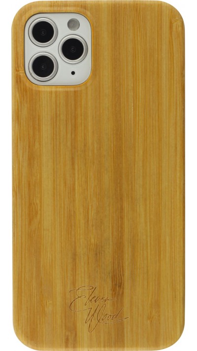 Coque iPhone 12 Pro Max - Eleven Wood 100%  bois Bamboo