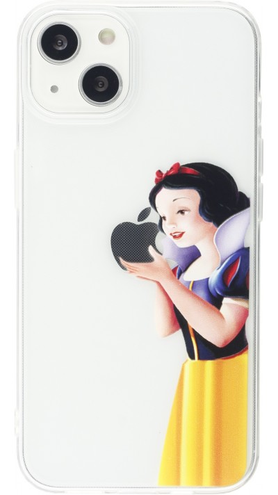 Coque iPhone 15 - Gel cartoon Blanche neige