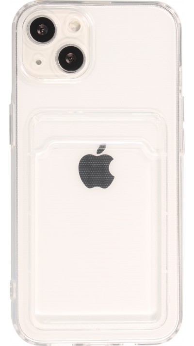 Coque iPhone 13 - Gel Porte-carte - Transparent
