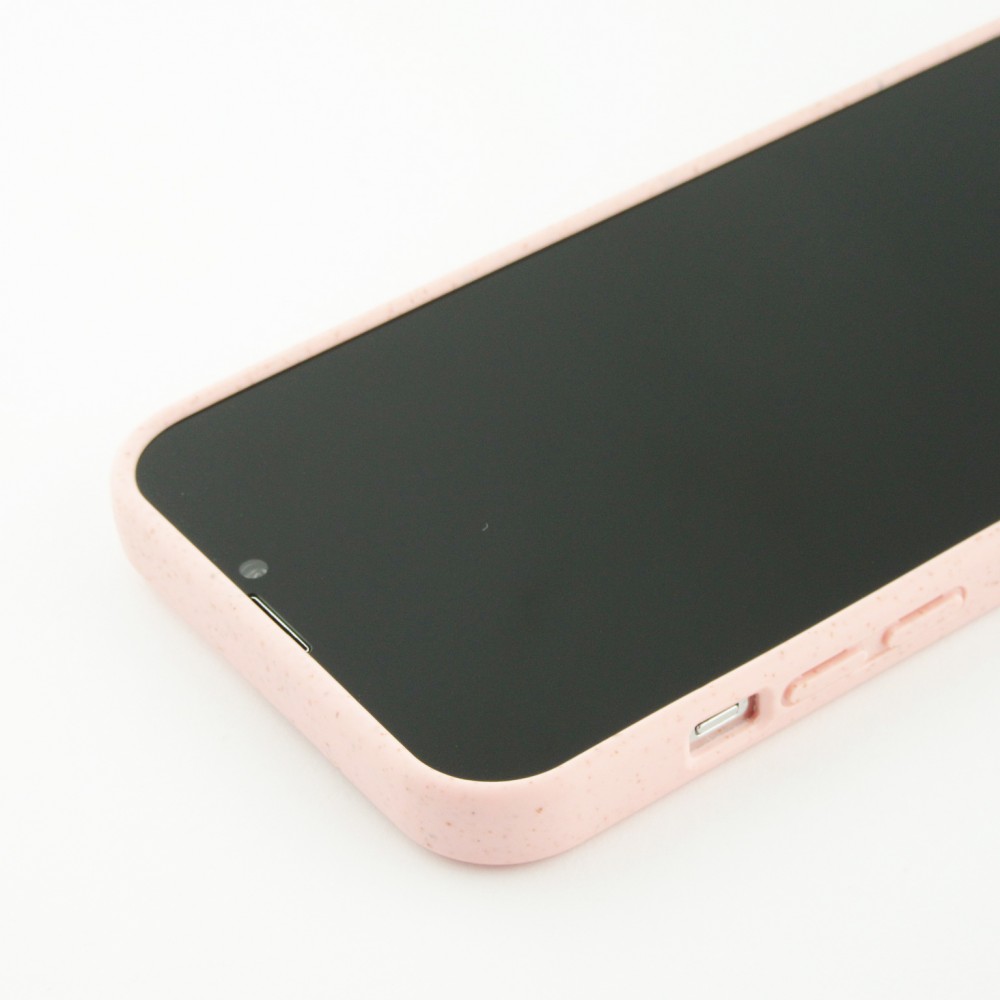 Coque iPhone 16 - Bio Eco-Friendly biodégradable écologique nature - Rose