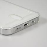 Coque iPhone 16 Plus - Gel Bumper Porte-carte - Transparent