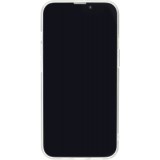 Coque iPhone 16 Pro Max - Gel petit coeur transparent - Noir