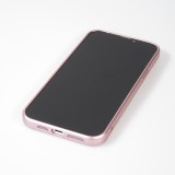 Coque iPhone 16 - Gel souple avec vitre de protection caméra MagSafe - Rose