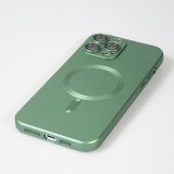 Coque iPhone 16 Pro Max - Gel souple avec vitre de protection caméra MagSafe - Vert