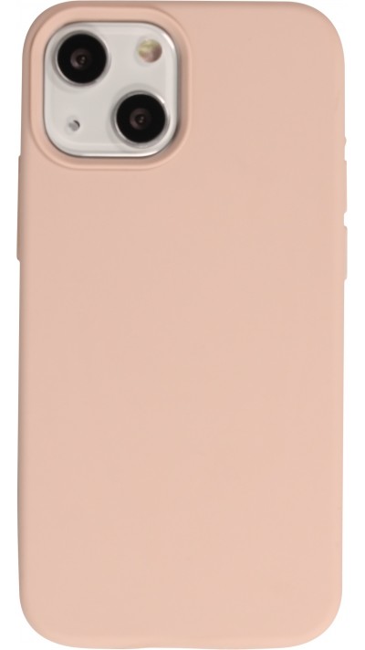 Coque iPhone 15 Plus - Soft Touch rose pâle