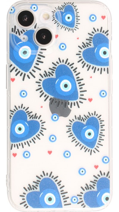 Coque iPhone 13 - Gel silicone transparent motifs artistiques no. 3