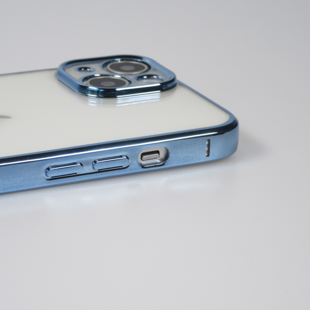 Coque iPhone 14 Plus - Electroplate - Bleu