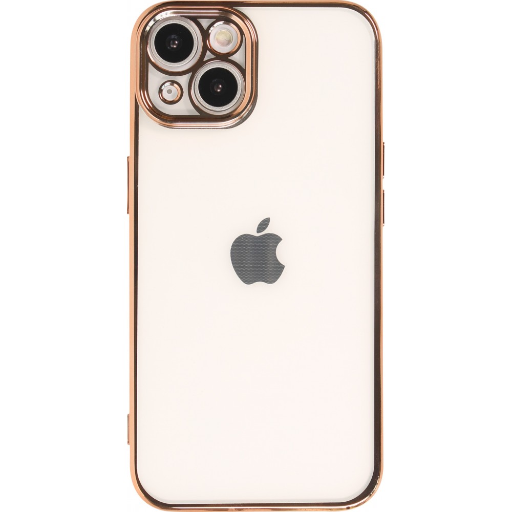 Coque iPhone 14 Plus - Electroplate - Or