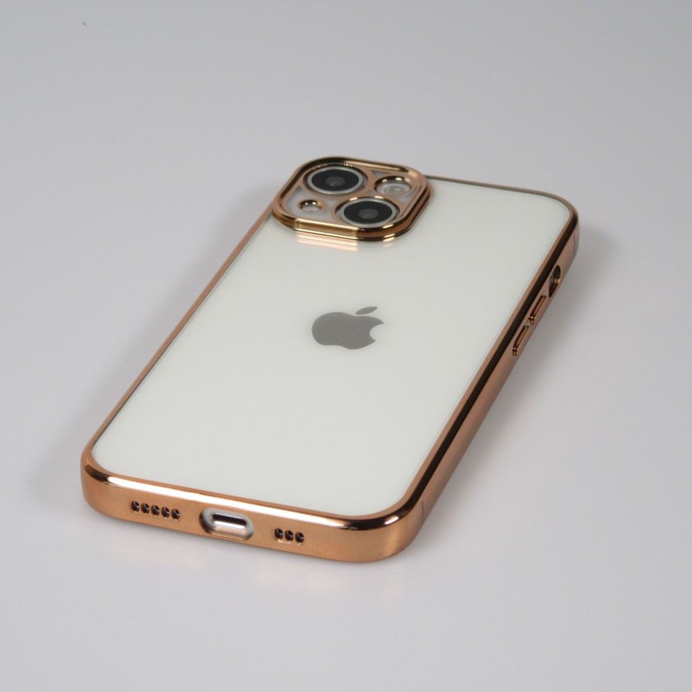 Coque iPhone 14 Plus - Electroplate - Or