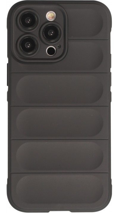 Coque iPhone 14 Pro - Silicone renforcé avec double couche de protection - Noir