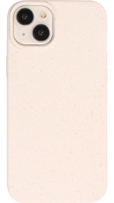 Coque iPhone 15 - Bio Eco-Friendly biodégradable écologique nature - Blanc