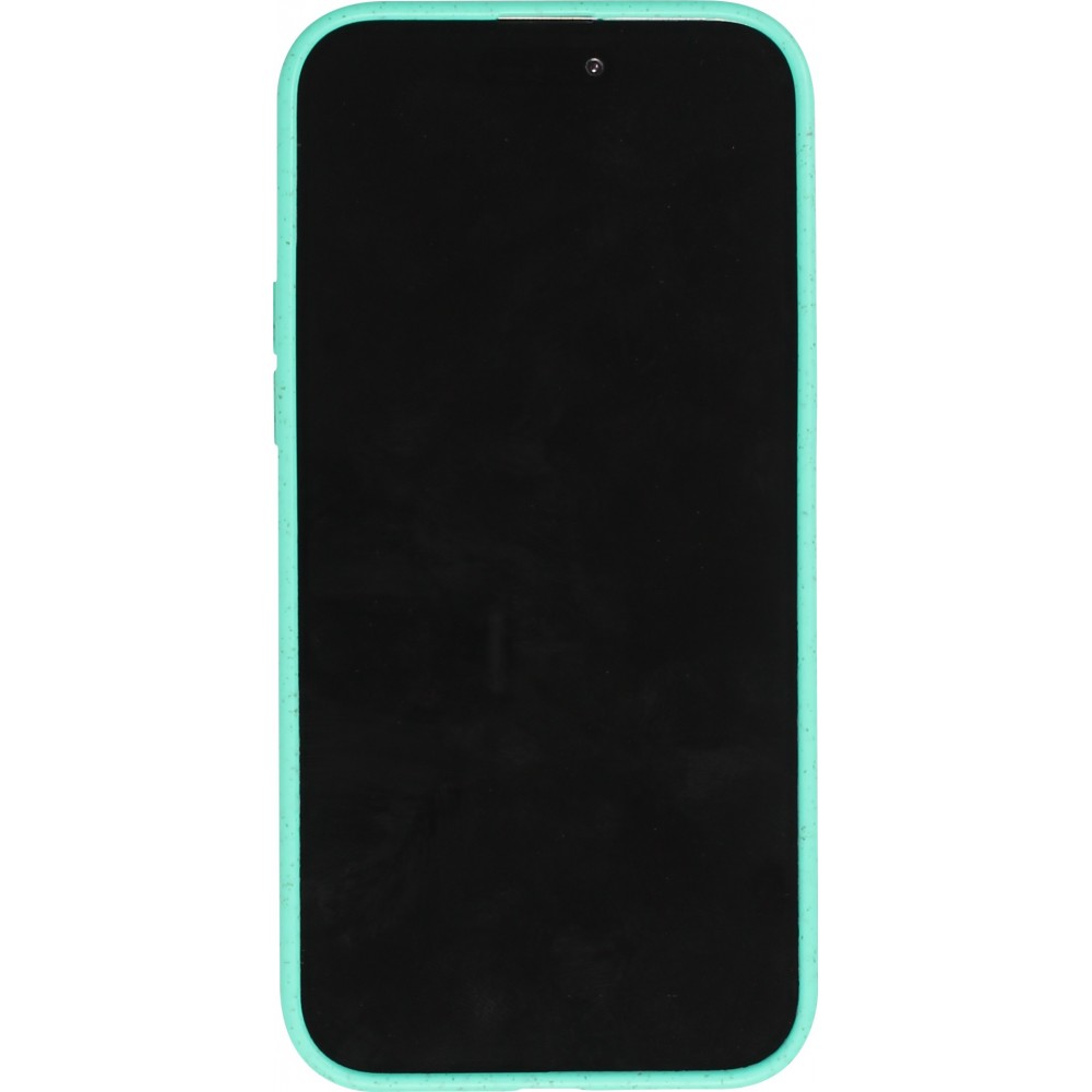 Coque iPhone 15 Plus - Bio Eco-Friendly biodégradable écologique nature - Turquoise