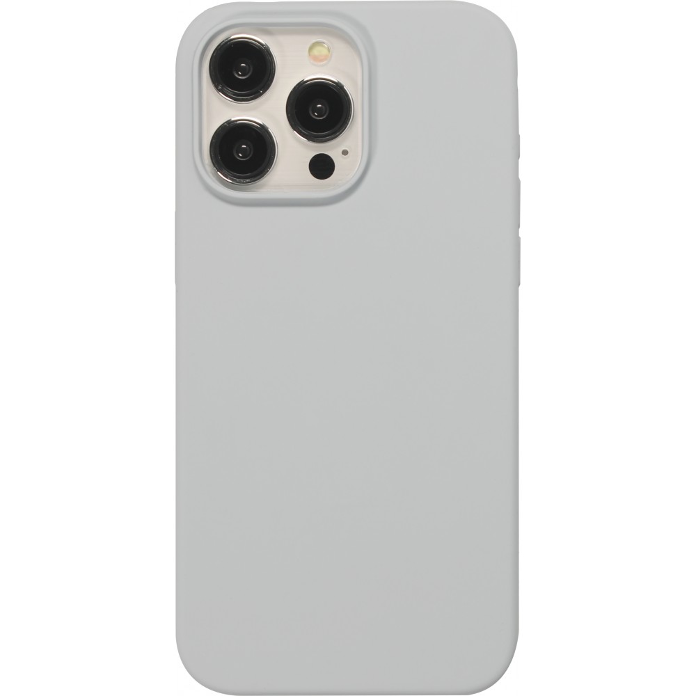 Coque iPhone 15 Plus - Soft Touch - Gris clair