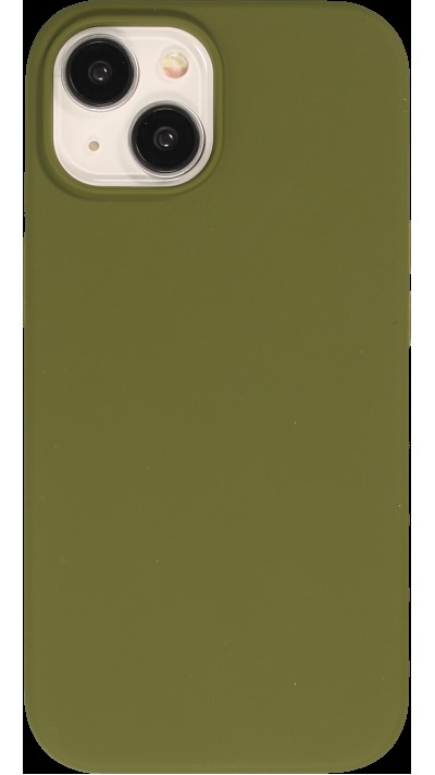 Coque iPhone 15 Plus - Soft Touch - Vert militaire