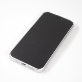 Coque iPhone 16 - Gel souple avec vitre de protection caméra MagSafe - Argent