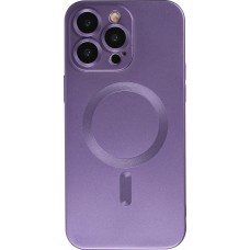 Coque iPhone 16 Plus - Gel souple avec vitre de protection caméra MagSafe - Violet