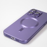 Coque iPhone 16 Pro - Gel souple avec vitre de protection caméra MagSafe - Violet