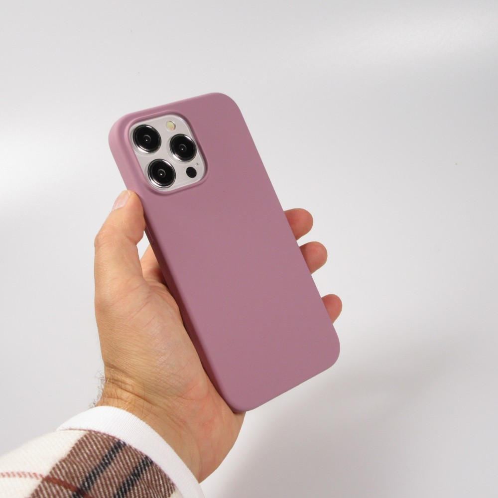 Coque iPhone 15 Pro - Soft Touch - Mauve