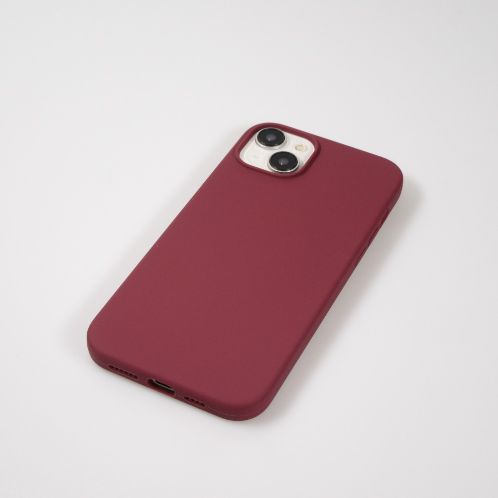 iPhone 15 Case Hülle - Soft Touch - Bordeaux