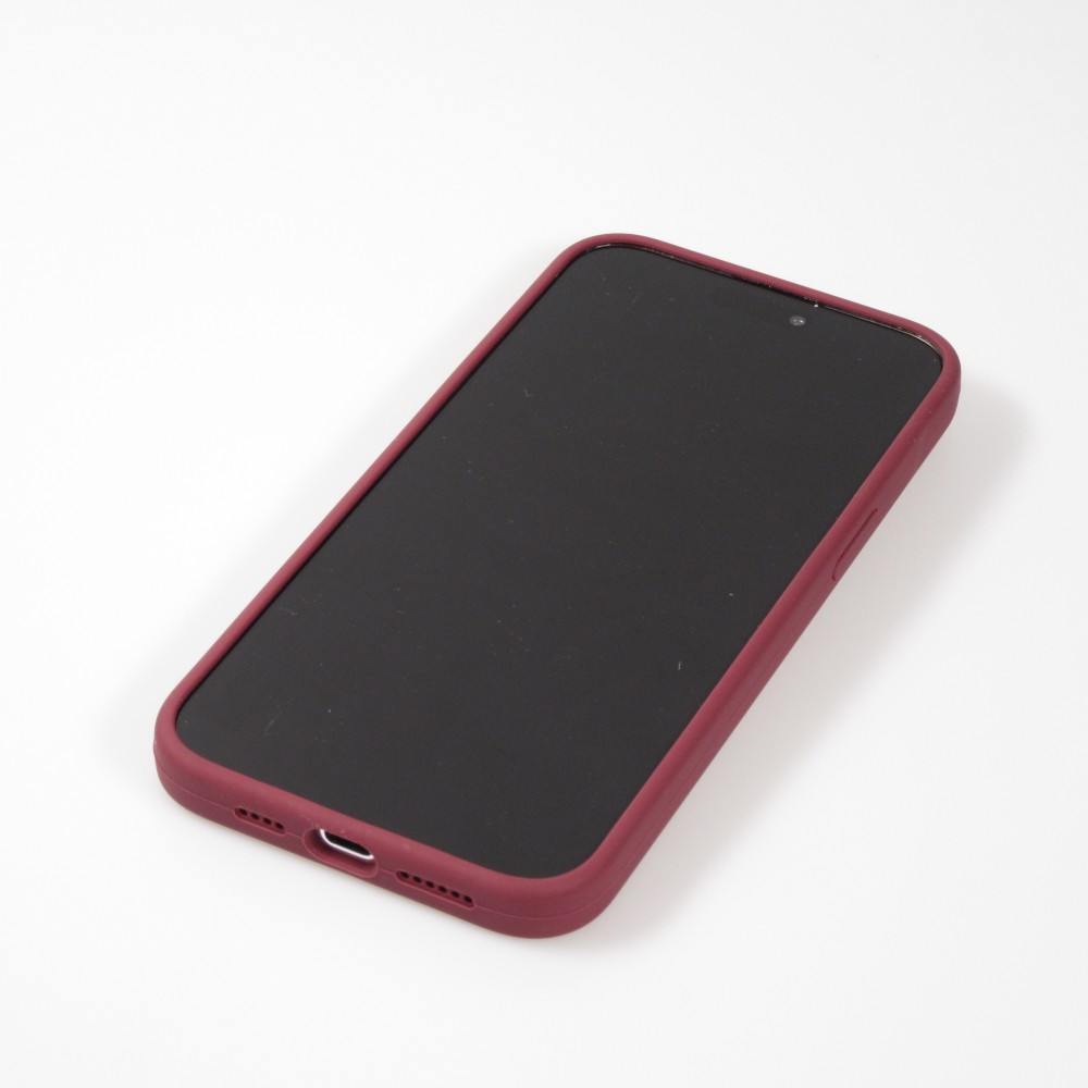 iPhone 15 Case Hülle - Soft Touch - Bordeaux