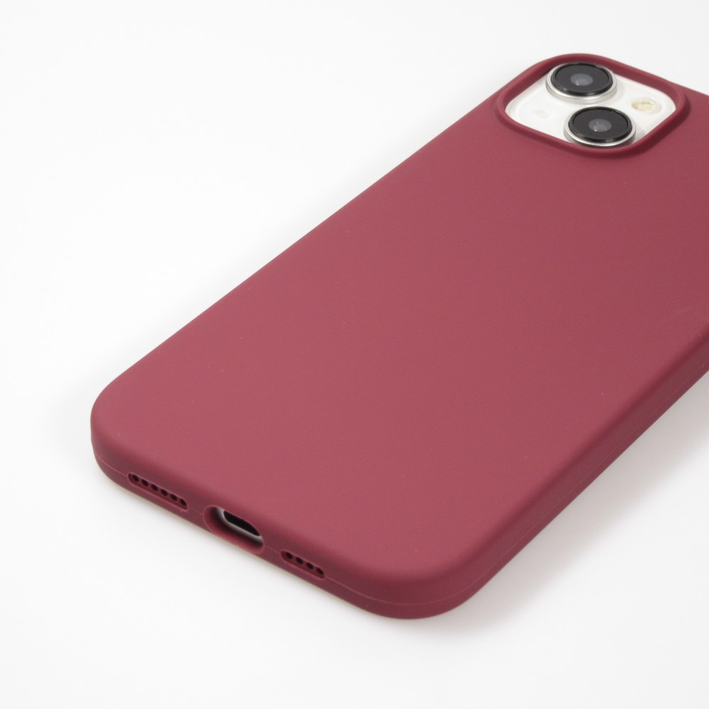 iPhone 15 Case Hülle - Soft Touch - Bordeaux