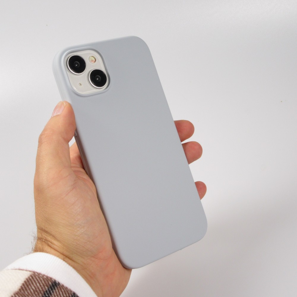 Coque iPhone 15 Plus - Soft Touch - Gris clair