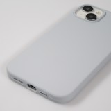 Coque iPhone 15 Plus - Soft Touch - Gris clair