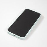 Coque iPhone 15 - Soft Touch - Vert d'eau