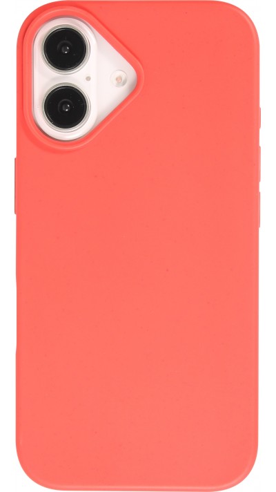 Coque iPhone 16 - Bio Eco-Friendly biodégradable écologique nature - Rouge