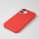 Coque iPhone 16 - Bio Eco-Friendly biodégradable écologique nature - Rouge