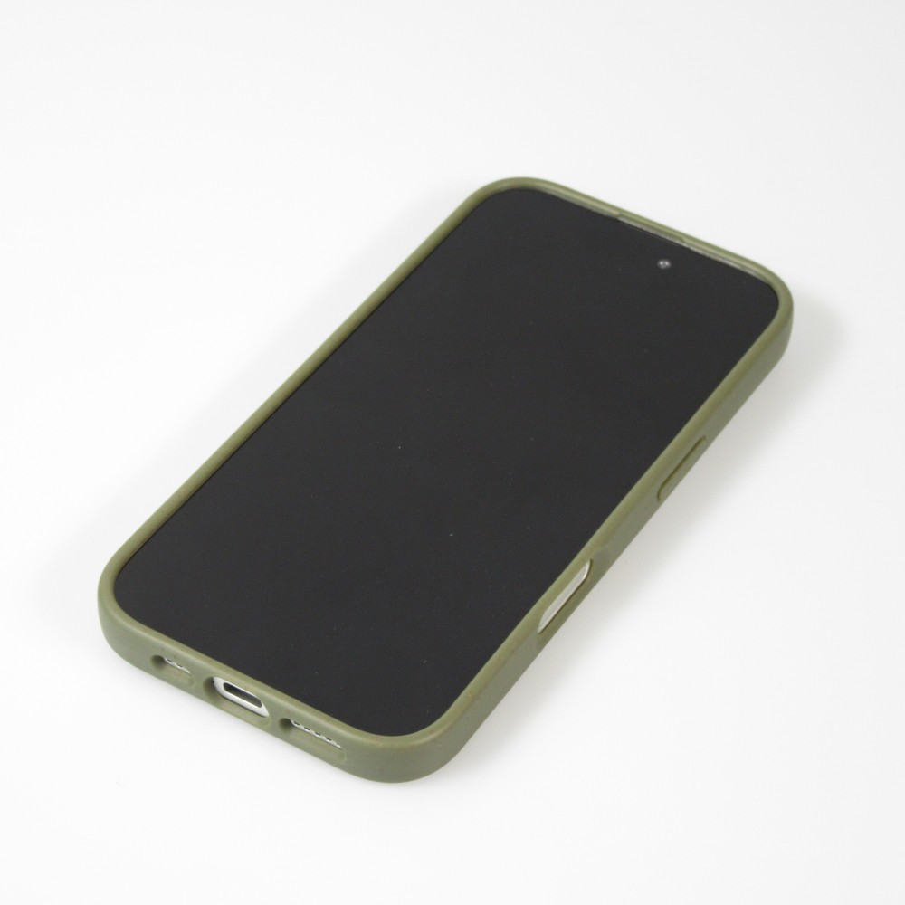 Coque iPhone 16 - Bio Eco-Friendly biodégradable écologique nature - Vert foncé