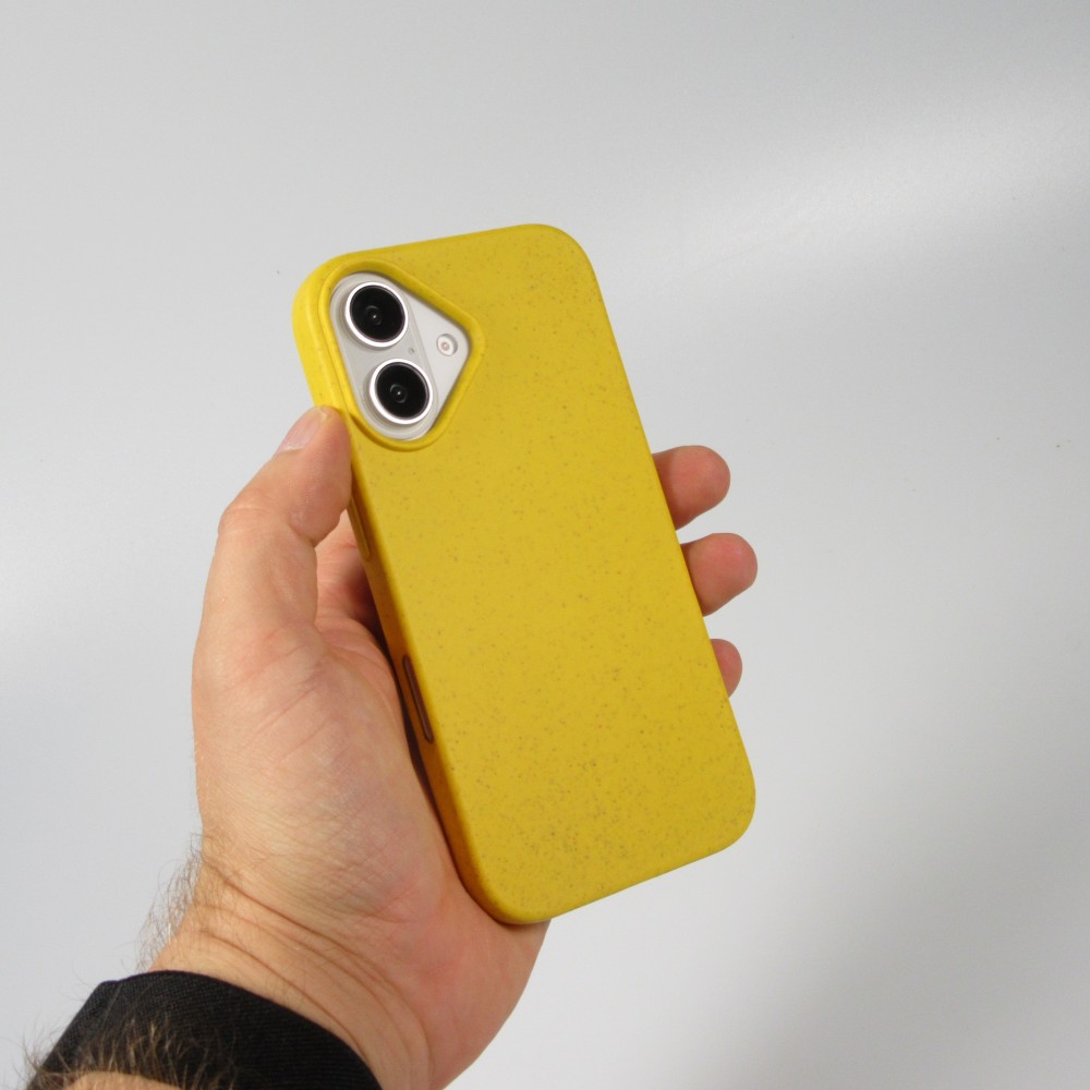 Coque iPhone 16 - Bio Eco-Friendly jaune