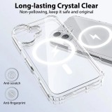 Coque iPhone 16 Plus - Gel transparent compatible MagSafe silicone TPU Super Clear