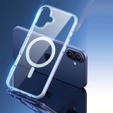 Coque iPhone 16 Plus - Gel transparent compatible MagSafe silicone TPU Super Clear