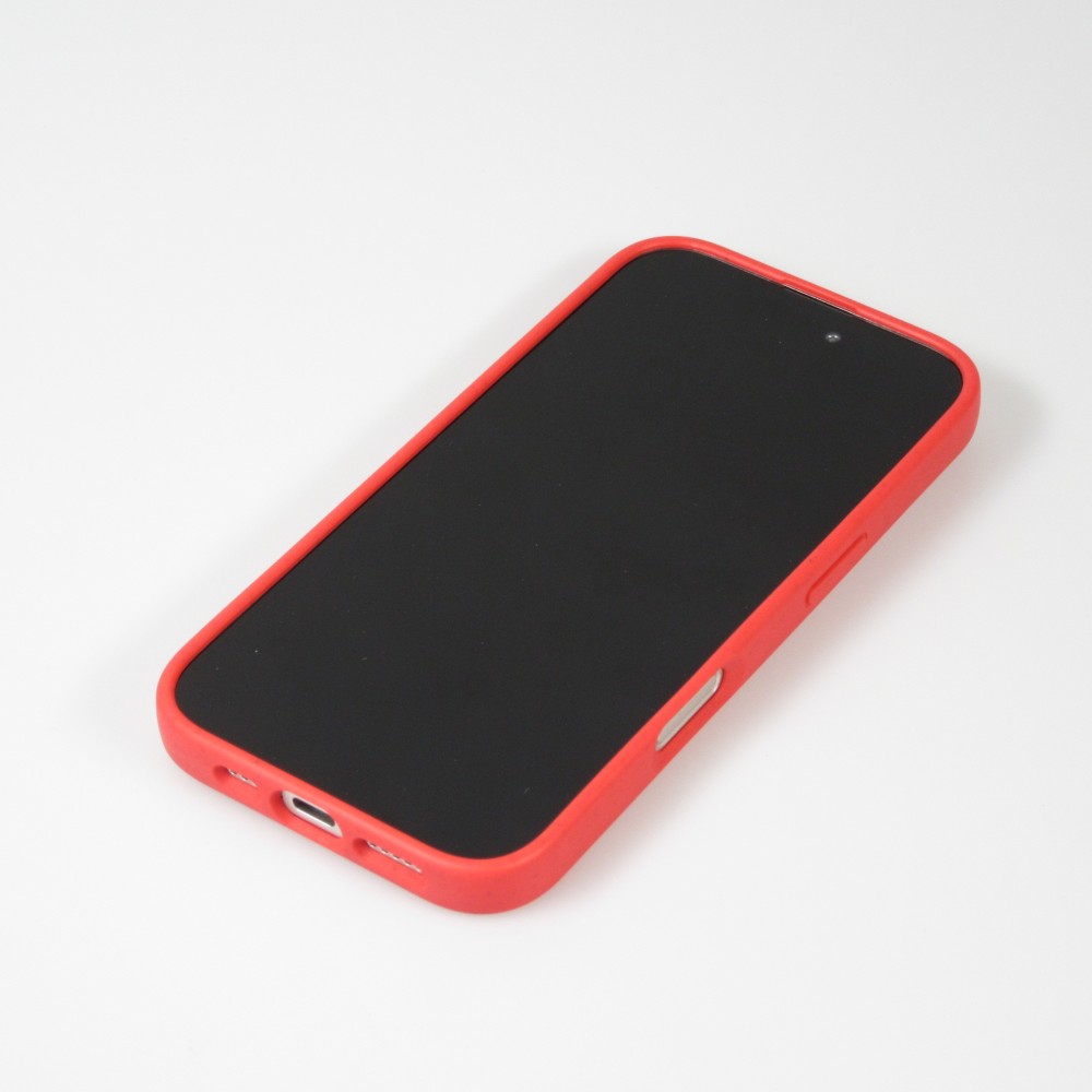 Coque iPhone 16 Plus - Bio Eco-Friendly biodégradable écologique nature - Rouge