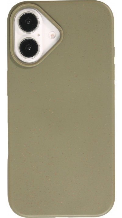 Coque iPhone 16 Plus - Bio Eco-Friendly biodégradable écologique nature - Vert foncé