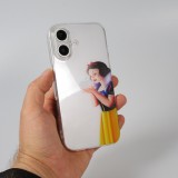 Coque iPhone 16 Plus - Gel cartoon Blanche neige