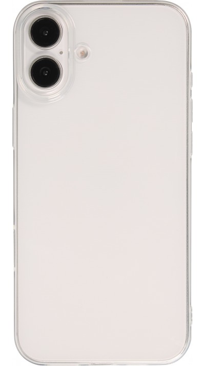 iPhone 16 Plus Case Hülle - Gummi Transparent Silikon Gel Simple Super Clear flexibel