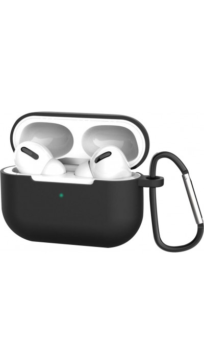 AirPods Pro - Silikonhülle mit Karabiner - Schwarz