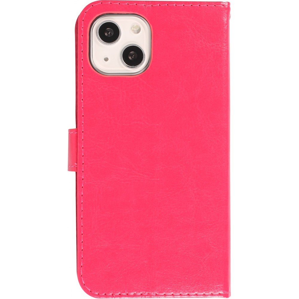 Fourre iPhone 15 Plus - Premium Flip - Rose foncé