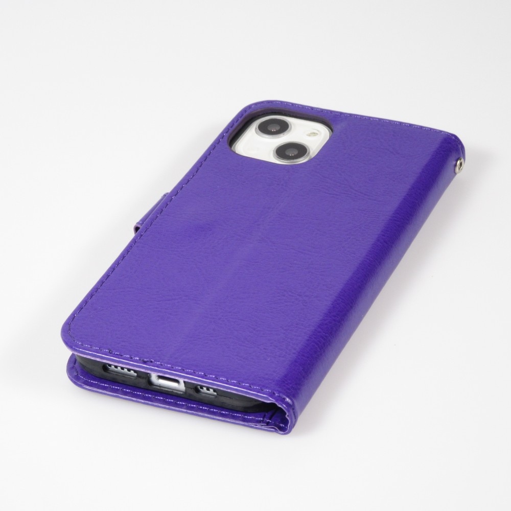 Fourre iPhone 15 Plus - Premium Flip - Violet