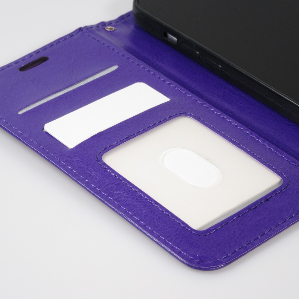 Fourre iPhone 15 Plus - Premium Flip - Violet