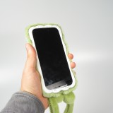 Fourre iPhone 14 Pro - Coque amusante 3D grenouille avec bras longs - Vert